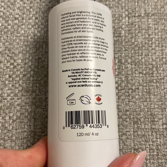 Scentuals rose facial mist. Brand new. - Picture 3 of 3